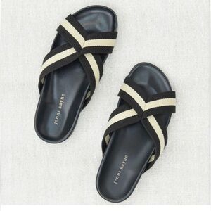 Jenni Kayne Cotton Crossover Sandals 38/8